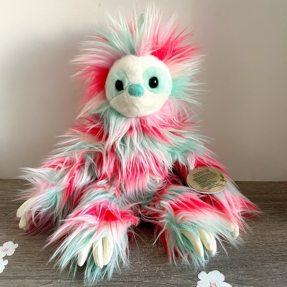 Aurora - Luxe Boutique - 9" Skyler Unicorn Sloth Exquisite Stuffed Animal NWT